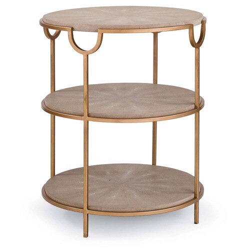 Vogue Shagreen Side Table